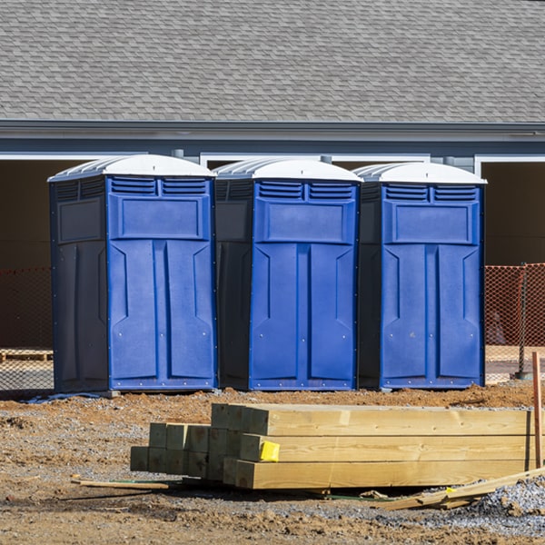 how do you dispose of waste after the portable toilets have been emptied in Burlingame